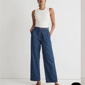 Madewell The Harlow Wide-Leg Jean in Fairson Wash